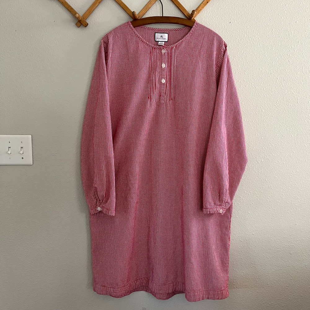 Petite Plume Flannel Beatrice Nightgown Womens XL